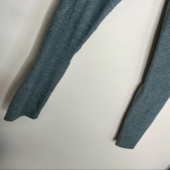 Free People Movement Heathered Green Gathered Crossover Hang Ten Legging Medium - Picture 5 of 8